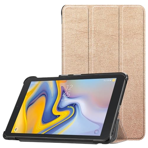 3-Folding Sleep Cover Hülle - Passend für Samsung Galaxy Tab A 8.0 Zoll (2019) - Rose Gold von Lunso