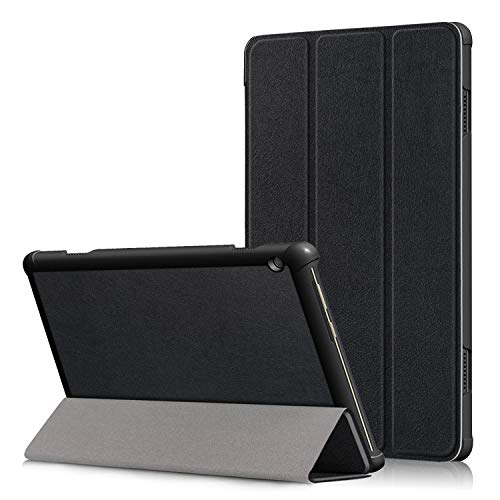 3-Folding Sleepcover Hülle - Passend für Lenovo Tab M10 - Schwarz von Lunso