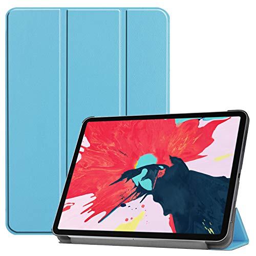 3-Folding Sleepcover Hülle - Passend für iPad Pro 11 Zoll (2020) - Hellblau von Lunso