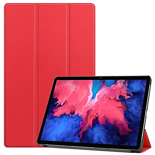 3-Folding Sleepcover Hülle - passend für Lenovo Tab P11 Pro - Rot von Lunso