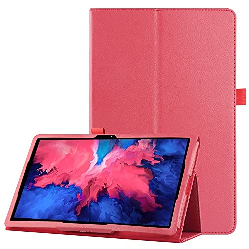 Lunso - Stand Flip Sleepcover Hülle - Passend für Lenovo Tab P11 - Pink von Lunso