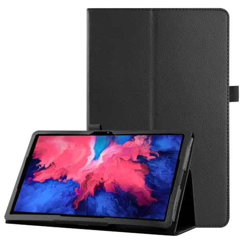 Lunso - Stand Flip Sleepcover Hülle - Passend für Lenovo Tab P11 Pro - Schwarz von Lunso