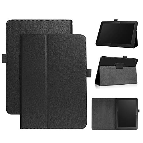 Stand Flip Sleepcover Hülle - Passend für Lenovo Tab M10 - Schwarz von Lunso