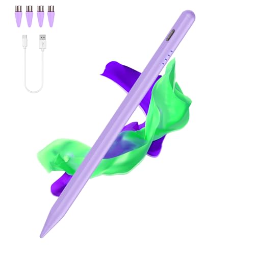 Luntak Tablet Stift for Android, Type-C Stylus Pen mit 4 Pom Tips,Magnetic Touchscreen Stifte Kompatibel mit Samsung/Huawei//Lenovo/Mi/Vivo und Anderen Android Smartphone und Tablet Geräten-Lila Luntak Tablet Stift for Android, Type-C Stylus Pen mit 4 Pom Tips,Magnetic Touchscreen Stifte Kompatibel mit Samsung/Huawei//Lenovo/Mi/Vivo und Anderen Android Smartphone und Tablet Geräten-Lila von Luntak