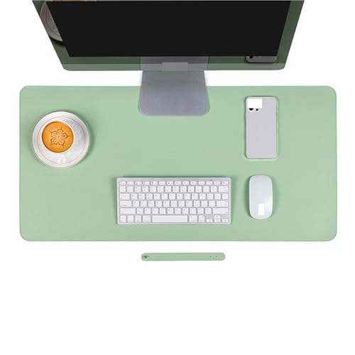 Schreibtischunterlage Schutz PU Schreibtisch Matte Große Größe Büro Wasserdichte Maus Pad XXL Desktop Gaming MousePad Maus Matte Computer Zubehör(Green,80x40 cm) von LuoAXINN