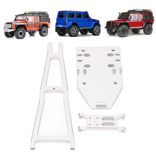 1/10 RC Crawler Tow Truck Build Kit, Aluminiumlegierung, Upgrade Crane Arm Wrack für Capra 1.9 UTB RC -Auto, Hochstärke Außerhalb der Straße Schlepptau (SILVER) von Luocute