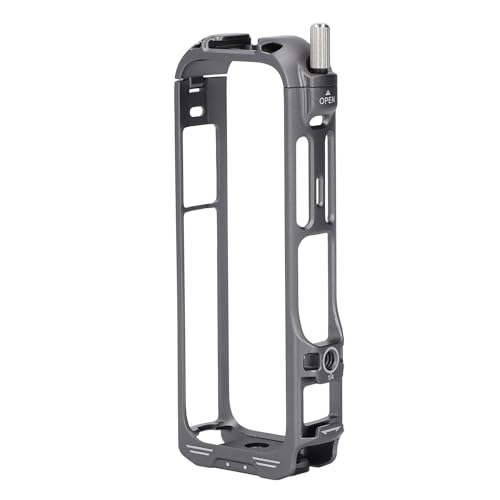 Aktionskamera Käfig Kompatibel mit X4, Aluminiumlegier -Schutzrahmen -Magnetkamera -Hülle mit Silikonlinsenkappe, 1/4 Zoll Faden Dual Cold Schuhhalterung Aktionskamera Käfig Kompatibel mit X4, Aluminiumlegier -Schutzrahmen -Magnetkamera -Hülle mit Silikonlinsenkappe, 1/4 Zoll Faden Dual Cold Schuhhalterung von Luocute