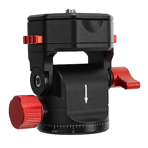 Ballköpfe mit Schnellfreisetzungsdesign, Professionellem Metall 360 ° Rotierender Panoramalballkopf für Stativmonopod -Schieberegler und DSLR -Kamera, Support Photography von Luocute