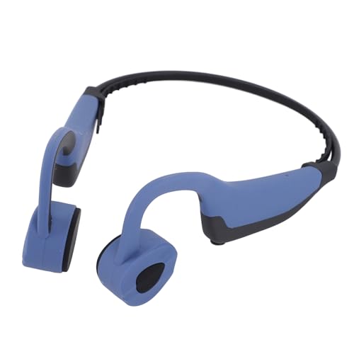 Luocute Kopfhörer für Drahtlose Knochenleitungen, Ohrohrbluetooth -Sportkopfhörer mit 16 GB Speicher, IPX8 Wasserdicht, Klare Schallqualität, Passive Geräuschreduzierung für das (Blue) von Luocute