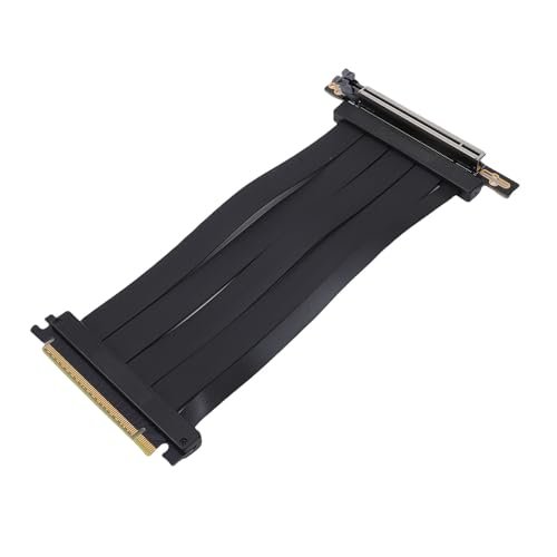 Luocute PCI E 5.0 Riser -Kabel, PCIe 5.0 X16 200 Mm Hochgeschwindigkeit Flexibler Extender -Kartenverlängerungsanschluss 90 Grad Adapter, 128 Gbit/S Hochgeschwindigkeitsadapter Riser Luocute PCI E 5.0 Riser -Kabel, PCIe 5.0 X16 200 Mm Hochgeschwindigkeit Flexibler Extender -Kartenverlängerungsanschluss 90 Grad Adapter, 128 Gbit/S Hochgeschwindigkeitsadapter Riser von Luocute