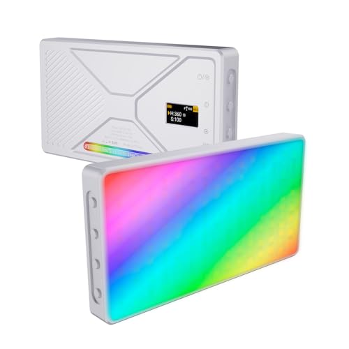 RGB-Videoleuchte, 5,8 X 3,1 X 0,6 Zoll LED-Kamerabeleuchtungspanel, Dimmbare 2500K-9900K-Farb-LED-Lampe, 24 Szeneneffekttaschen-Fotografieleuchten für Vlogging-Videokonferenzen RGB-Videoleuchte, 5,8 X 3,1 X 0,6 Zoll LED-Kamerabeleuchtungspanel, Dimmbare 2500K-9900K-Farb-LED-Lampe, 24 Szeneneffekttaschen-Fotografieleuchten für Vlogging-Videokonferenzen von Luocute