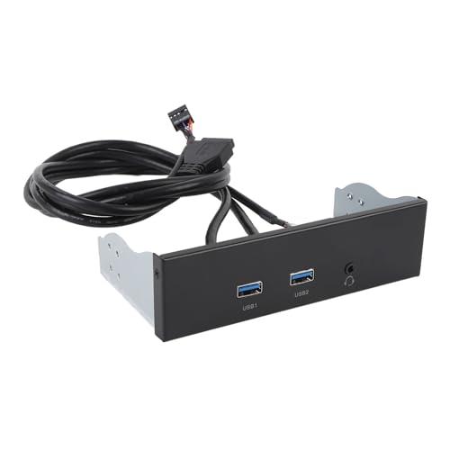 USB3.2 Gen1 Frontplattenadapter, 5,25 Zoll 3 Port 19 -Pin -Hub -Hub -Adapter für PC, 7 8 10 11 2003, mit 5 Gbit/S -Übertragungsrate, 2 USB -Anschlüssen, Headset -Anschluss, USB3.2 Gen1 Frontplattenadapter, 5,25 Zoll 3 Port 19 -Pin -Hub -Hub -Adapter für PC, 7 8 10 11 2003, mit 5 Gbit/S -Übertragungsrate, 2 USB -Anschlüssen, Headset -Anschluss, von Luocute