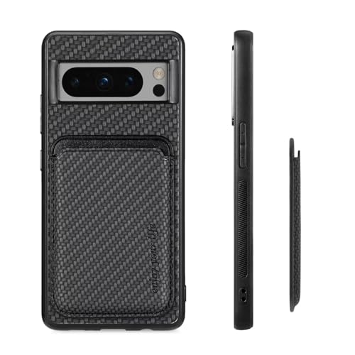Luoiwei Case for Google Pixel 6 Pro Hülle Compatible with Magsafe mit Wallet Card Holder, 2in1 Aramid Fibre Pattern, Dünn Magnetic Removable Silicone Protective Case, Slim Cover, kameraschutz, Black Luoiwei Case for Google Pixel 6 Pro Hülle Compatible with Magsafe mit Wallet Card Holder, 2in1 Aramid Fibre Pattern, Dünn Magnetic Removable Silicone Protective Case, Slim Cover, kameraschutz, Black von Luoiwei