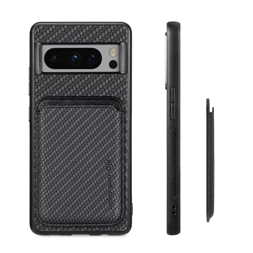 Luoiwei Case for Google Pixel 8A Hülle Compatible with Magsafe mit Wallet Card Holder, 2in1 Aramid Fibre Pattern, Dünn Magnetic Removable Silicone Protective Case, Slim Cover, kameraschutz, Black Luoiwei Case for Google Pixel 8A Hülle Compatible with Magsafe mit Wallet Card Holder, 2in1 Aramid Fibre Pattern, Dünn Magnetic Removable Silicone Protective Case, Slim Cover, kameraschutz, Black von Luoiwei