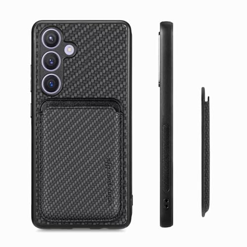 Luoiwei Case for Samsung Galaxy S8 Plus Case Compatible with Magsafe with Wallet Card Holder, 2-in-1 Aramid Fibre Pattern, Magnetic Removable Protective Case, Silicone Case, Slim Cover, Black Luoiwei Case for Samsung Galaxy S8 Plus Case Compatible with Magsafe with Wallet Card Holder, 2-in-1 Aramid Fibre Pattern, Magnetic Removable Protective Case, Silicone Case, Slim Cover, Black von Luoiwei
