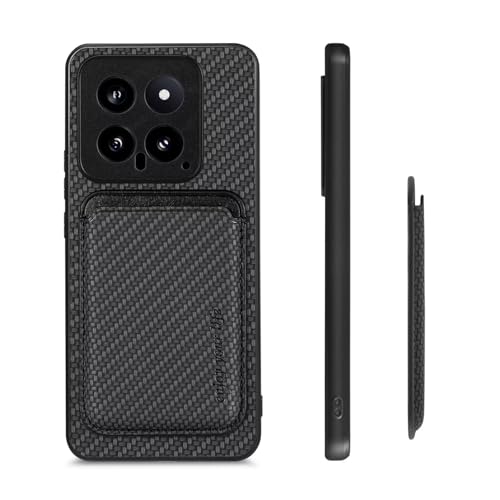 Luoiwei Case for Xiaomi 12 Pro Hülle Compatible with Magsafe mit Wallet Card Holder, 2in1 Aramid Fibre Pattern, Dünn Magnetic Removable Silicone Protective Case, Slim Cover, kameraschutz, Black Luoiwei Case for Xiaomi 12 Pro Hülle Compatible with Magsafe mit Wallet Card Holder, 2in1 Aramid Fibre Pattern, Dünn Magnetic Removable Silicone Protective Case, Slim Cover, kameraschutz, Black von Luoiwei