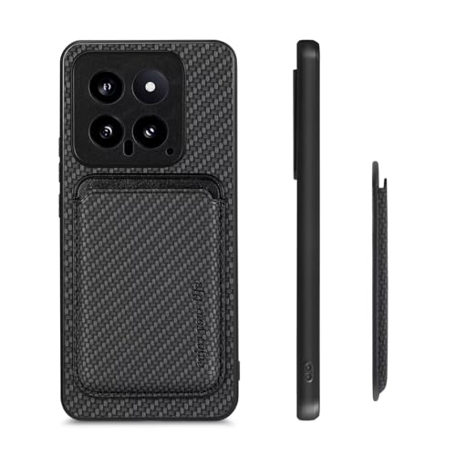 Luoiwei Case for Xiaomi Poco F5 Pro Hülle Compatible with Magsafe mit Wallet Card Holder, 2in1 Aramid Fibre Pattern, Dünn Magnetic Removable Silicone Protective Case, Slim Cover, kameraschutz, Black Luoiwei Case for Xiaomi Poco F5 Pro Hülle Compatible with Magsafe mit Wallet Card Holder, 2in1 Aramid Fibre Pattern, Dünn Magnetic Removable Silicone Protective Case, Slim Cover, kameraschutz, Black von Luoiwei