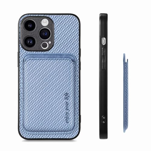 Luoiwei Case for iPhone 13 Hülle Compatible with Magsafe mit Wallet Card Holder, 2-in-1 Aramid Fibre Pattern, Dünn Magnetic Removable Silicone Case, Slim Cover, kameraschutz, Blue Luoiwei Case for iPhone 13 Hülle Compatible with Magsafe mit Wallet Card Holder, 2-in-1 Aramid Fibre Pattern, Dünn Magnetic Removable Silicone Case, Slim Cover, kameraschutz, Blue von Luoiwei