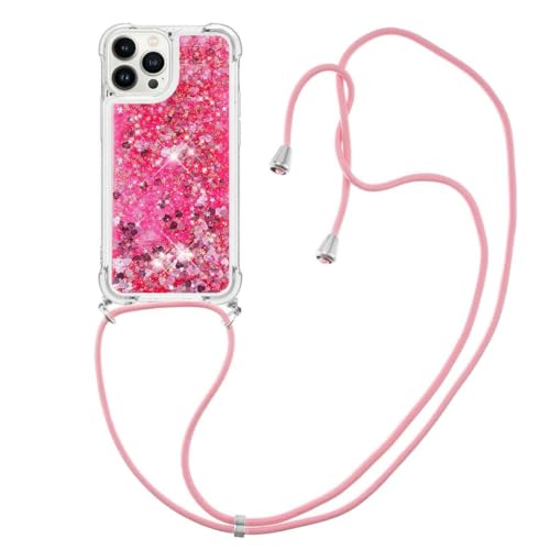 Luoiwei Case for iPhone 6/7/8/SE/SE2/SE3 Hülle mit Band Glitter Liquid Moving Quicksand Cover,Mobile Phone Chain for iPhone SE2 Silikon Transparent,Cute Phone Case for Women/Girls,Rot Luoiwei Case for iPhone 6/7/8/SE/SE2/SE3 Hülle mit Band Glitter Liquid Moving Quicksand Cover,Mobile Phone Chain for iPhone SE2 Silikon Transparent,Cute Phone Case for Women/Girls,Rot von Luoiwei