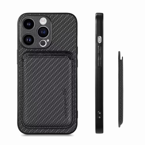 Luoiwei Case for iPhone XS/X Hülle Compatible with Magsafe with Wallet Card Holder, 2-in-1 Aramid Fibre Pattern, Magnetic Removable Silicone Case, Slim Cover, Black Luoiwei Case for iPhone XS/X Hülle Compatible with Magsafe with Wallet Card Holder, 2-in-1 Aramid Fibre Pattern, Magnetic Removable Silicone Case, Slim Cover, Black von Luoiwei