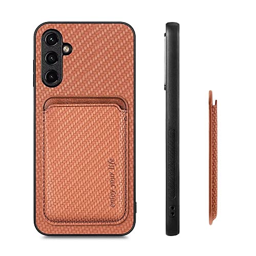 Luoiwei Hülle für Samsung Galaxy S20 Fe Case Kompatibel mit Magsafe mit Wallet Card Holder, 2-in-1 Aramidfasermuster Magnetisch Abnehmbar Schutzhülle, SilikonHülle Slim Cover, Braun Luoiwei Hülle für Samsung Galaxy S20 Fe Case Kompatibel mit Magsafe mit Wallet Card Holder, 2-in-1 Aramidfasermuster Magnetisch Abnehmbar Schutzhülle, SilikonHülle Slim Cover, Braun von Luoiwei