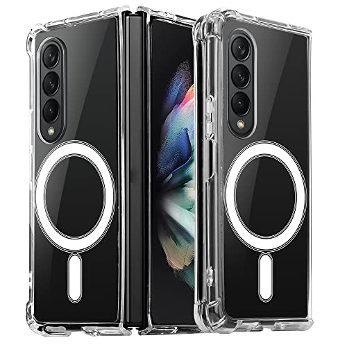 Luoiwei Magnetische Hülle für Samsung Galaxy Z Fold4,kompatibel mit MagSafe,durchsichtige Handyhülle für Samsung Galaxy Z Fold4,eingebauter Magnetkreis,nicht vergilbende TPU-Hülle,7,6 Zoll,transparent Luoiwei Magnetische Hülle für Samsung Galaxy Z Fold4,kompatibel mit MagSafe,durchsichtige Handyhülle für Samsung Galaxy Z Fold4,eingebauter Magnetkreis,nicht vergilbende TPU-Hülle,7,6 Zoll,transparent von Luoiwei