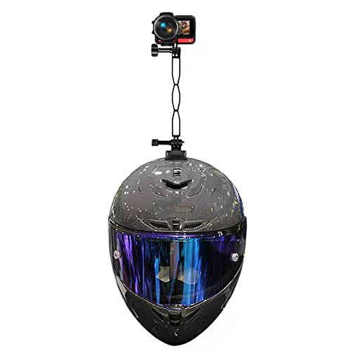 Lupholue Aluminiumlegierung Verlängerungsarm Helm Sticky Mount, Fahrradhalterung Verlängerungshalterung, 20cm Metallstange for Gopro Hero 12 11 10 9 8 7 6 5 Black, Xiaomi Yi, Action Kameras von Lupholue