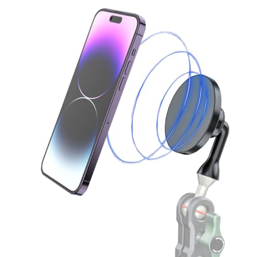Lupholue Magnetic Phone Hold rotierender Stativmontagadapter mit 1/4 "Loch Compatible with iPhone 16 15 14 13 12 Plus Pro Max Mini -Serie, Selfie Stick von Lupholue