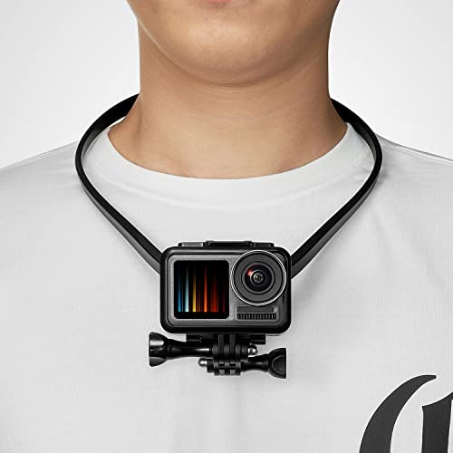 Lupholue POV-Halshalterung mit Schnellverschluss, ausziehbarem Arm, Smartphone-Halterung for GoPro Hero 12, 11, 10, 9, 8, 7, Session, DJI, APEMAN Xiaomi Yi, SJCAM Action Camera von Lupholue