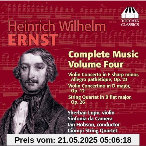 Violinkonzert/Concertino/Streichquartett von Lupu
