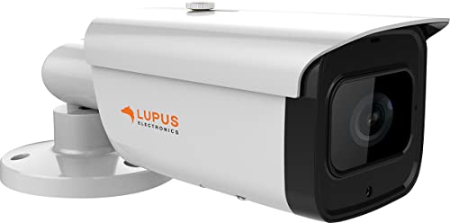 Lupus LE221 4K IP Kamera mit PoE, Überwachungskamera für aussen, SD Aufzeichnung, Deutscher Hersteller, steuerbarer Zoom, Personenerkennung, Nachtsicht, Metallgehäuse, inkl. PC/MAC-Software, Ver. 2021 von Lupus Electronics