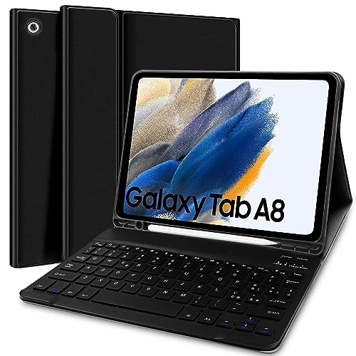 Lupxiu Schutzhülle mit Tastatur für Samsung Galaxy Tab A8, italienische QWERTY Tastatur Schutzhülle für Samsung Galaxy Tab A8 von Lupxiu