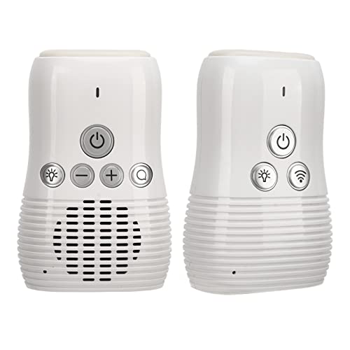 2,4 GHz Audio Babyphone, Infrarot-Nachtsichtmonitor, 2 Wege Gesprächssprechanlage Baby-Überwachungskamera Mit Nachtlicht und Geräuscherkennung Babypflegegerät Pflegemonitor für ältere Babys(EU) von Luqeeg