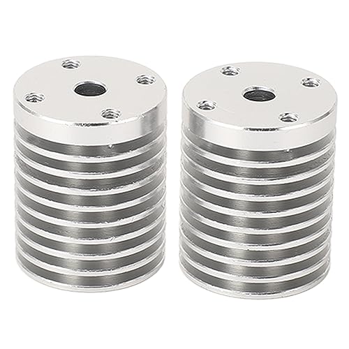 2 Stück V6-Kühlkörper, 1,02 Zoll Aluminium-Kühler-Kühlkörper, 3D-Drucker-Kühler, V6 Ganzmetall-Hotend, 3D-Drucker-Kühlkörper-Kit für V6 Hotend Geeignet für Voron 0,1 0,2 3D-Drucker von Luqeeg