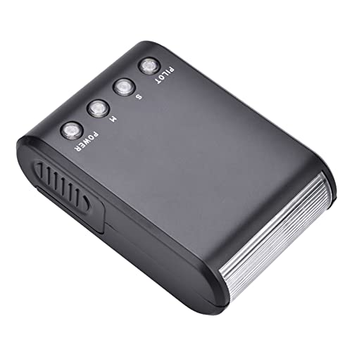 Blitzschuhmontage an der Kamera, Slave-Blitz, Leichtes Design, Tragbare -Digital-Taschenlampe mit Integriertem Sensor und Einfache Installation für DSLR-Kameras von Luqeeg