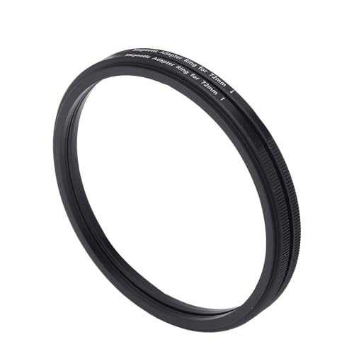 Objektivfilteradapterring, 72 -mm -Magnetadapterring, Kamera Objektivfilteradapter Ring, Aluminium Legierungsfilterringadapter für Linsenkonverterzubehör von Luqeeg