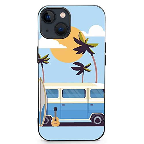 Lurnise Handyhüllen Auto Surfen Slim Phone Shell Phone Schutzhülle TPU Handyhülle Für iPhone13 Mini von Lurnise