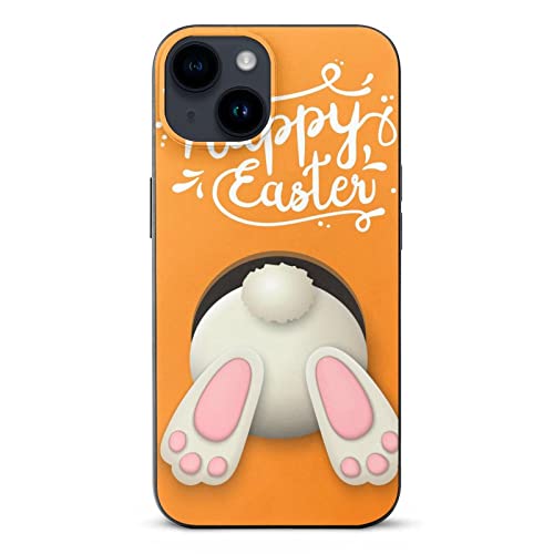 Lurnise Handyhüllen Frohe Ostern Und Hase Phone Shell Case Telefonabdeckung TPU Phone Case Kompatibel Mit iPhone 14 von Lurnise