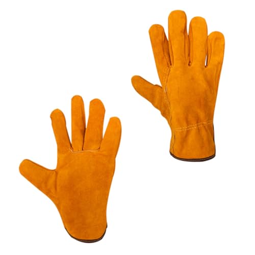 Lurrose 1 Paar Isolierte Schweißhandschuhe Camping Arbeiten Ringelblume Handhabung Schweißen Grill hitzebeständige Handschuhe feuersichere Handschuhe Wildleder Orange Lurrose 1 Paar Isolierte Schweißhandschuhe Camping Arbeiten Ringelblume Handhabung Schweißen Grill hitzebeständige Handschuhe feuersichere Handschuhe Wildleder Orange von Lurrose
