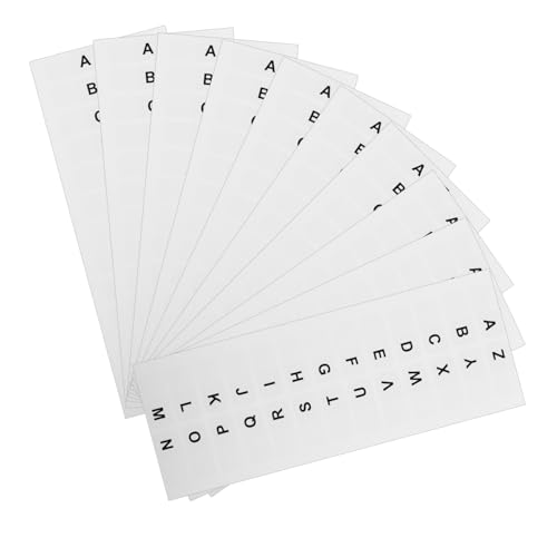 Lurrose 1 Satz Alphabetische Indexbezeichnungen Lesezeichen Notizen Registerkarten Für Notizbücher Buchstaben Des Alphabets Trennblätter Für Alphabet-ordner Index-tabs Weiß Papier 14 Blatt Lurrose 1 Satz Alphabetische Indexbezeichnungen Lesezeichen Notizen Registerkarten Für Notizbücher Buchstaben Des Alphabets Trennblätter Für Alphabet-ordner Index-tabs Weiß Papier 14 Blatt von Lurrose