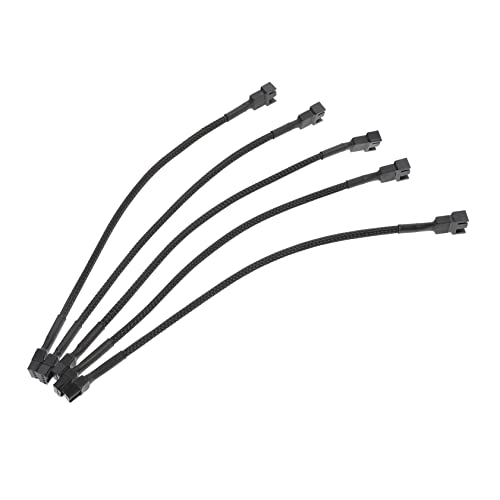 Lurrose 1 Satz Computer Lüfter Verlängerungskabel Pin Braided Fan Power Kabel Für Cpu Gehäuselüfter Für Atx Gehäuse Einfaches Kabelmanagement 5 Stück Lurrose 1 Satz Computer Lüfter Verlängerungskabel Pin Braided Fan Power Kabel Für Cpu Gehäuselüfter Für Atx Gehäuse Einfaches Kabelmanagement 5 Stück von Lurrose