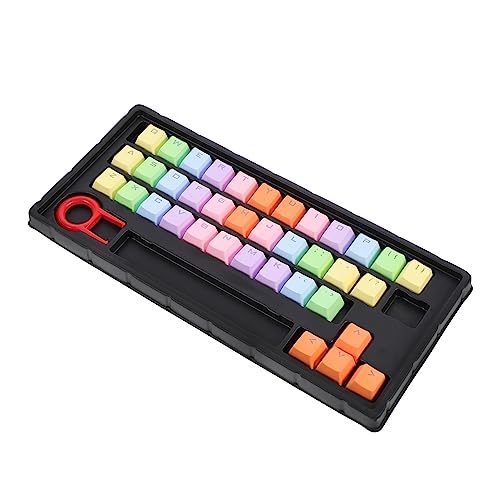 Lurrose 1 Satz PBT-Tastenkappe tastenficker Mechanical Keyboard keycaps de mechanische tastaturen Hochwertige Tastenkappen keyscaps DIY-Tastenkappen für Heimcomputer Tastaturschutz Orange von Lurrose
