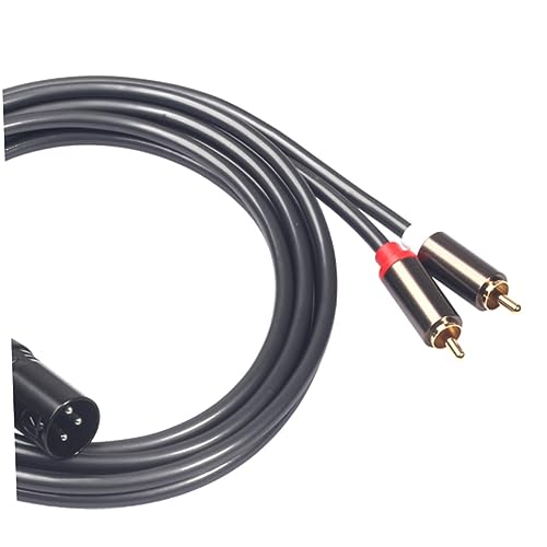 Lurrose 1.5M Audio Adapter Kabel Dual Dual Xlr Hochwertiges Signal Patchkabel Passend Für Kopfhörer Audiosysteme Für Stereo Hi Fi Audioübertragung Lurrose 1.5M Audio Adapter Kabel Dual Dual Xlr Hochwertiges Signal Patchkabel Passend Für Kopfhörer Audiosysteme Für Stereo Hi Fi Audioübertragung von Lurrose