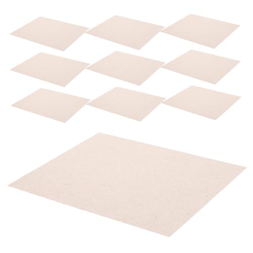 Lurrose 10 Pcs Wellenleiter Abdeckung Mikrowellenofen Glimmerblech Ofenmark Reparieren Zubehör Wellenleiter Abdeckung Mikrowellen - Scheibe Universal Glimmerblech von Lurrose