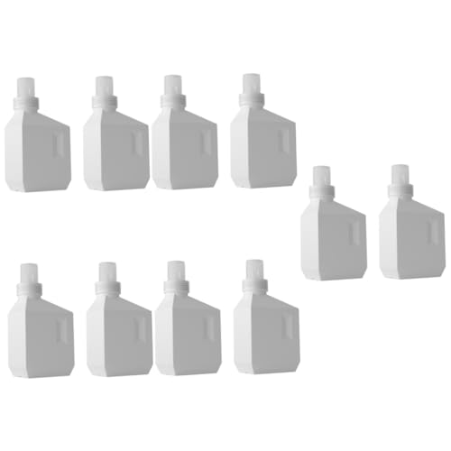 Lurrose 10 Stk Ersatzflasche Für Duschgel Nachfüllbare Lotionsflasche Groß Flache Waschmittelflaschen Aus Pe Leere Waschmittelschublade Waschseife Halter Duschgelhalter Emulsion Reisen von Lurrose