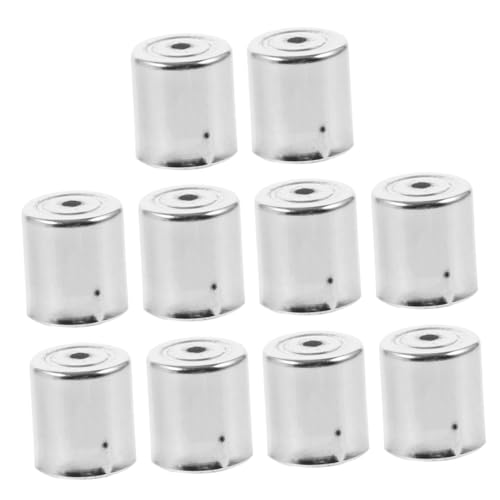Lurrose 10 Stück Antennenkappe Silberfarben Universelle Kleine Mikrowellenhalterung Für Magnetische Abdeckungen Mehrzweck Ofenteil Crimp Ferrulen Fitting Ofenzubehör Hellgraues von Lurrose
