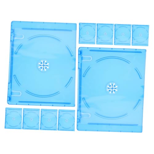 Lurrose 10 Stück CD-Hülle CD -Ärmel durchscheinend für Abdeckung tragbar Wiederverwendbarer CD-Organizer Disc-Aufbewahrungshalter CD-DVD-Hülle Disc-Speicher-Organizer DVD-Boxen Weiches PP Lurrose 10 Stück CD-Hülle CD -Ärmel durchscheinend für Abdeckung tragbar Wiederverwendbarer CD-Organizer Disc-Aufbewahrungshalter CD-DVD-Hülle Disc-Speicher-Organizer DVD-Boxen Weiches PP von Lurrose