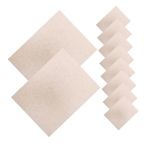 Lurrose 10pcs Glimmerplatten Für Mikrowellenofen Universal Glimmerblätter Mikrowellenofenteile Ersatz Für Glimmerplatten Blätter Mikrowellenofen Wellenleiter Covers von Lurrose