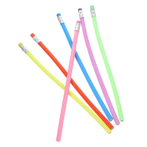 Lurrose 12Stücke Biegsame PVC Bleistifte Mit Radiergummi Umweltfreundliche Flexible Schreibgeräte Zufälligen Für Kreative Bastelprojekte Lurrose 12Stücke Biegsame PVC Bleistifte Mit Radiergummi Umweltfreundliche Flexible Schreibgeräte Zufälligen Für Kreative Bastelprojekte von Lurrose