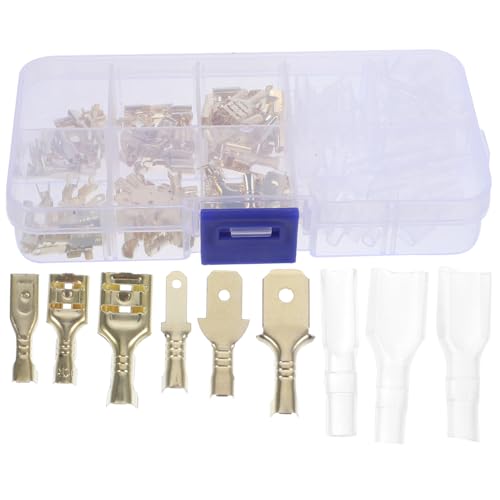 Lurrose 1Satz Crimp Isolierte Quetschverbinder für Lautsprecher Vielseitige Verbindungsklemmen für Einfache Verkabelung Ergonomisches Design für Komfortable Lurrose 1Satz Crimp Isolierte Quetschverbinder für Lautsprecher Vielseitige Verbindungsklemmen für Einfache Verkabelung Ergonomisches Design für Komfortable von Lurrose